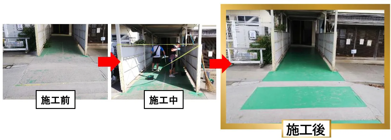 お父さんたちの施工