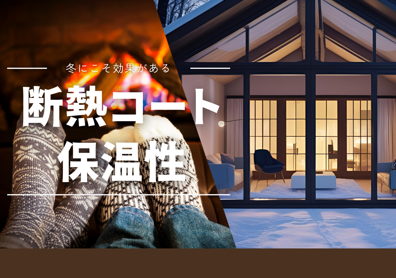「断熱コートシリーズ」は冬でも効果があるってご存知でしたか？～「断熱コートシリーズ」の「保温性」～